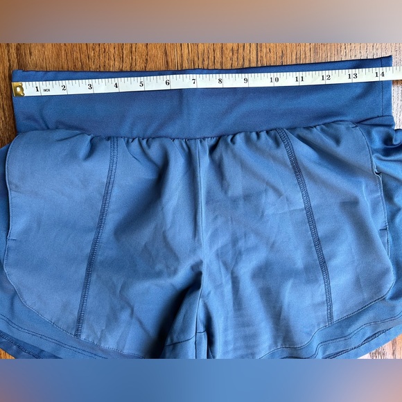 Tek Gear Workout Gear Multipurpose Short Blue Mid Rise Poly/Spandex - Picture 9 of 10